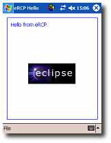  Windows Mobile 2003  Hello eRCP 