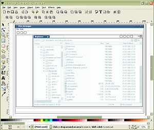 Создание прототипа экрана в редакторе Inkscape